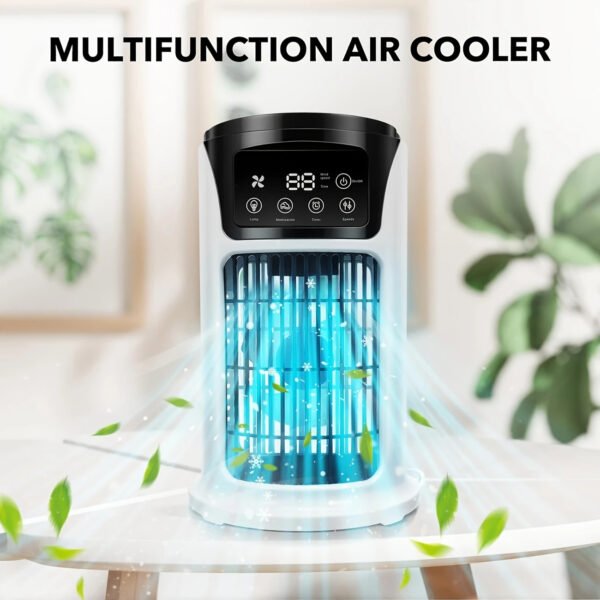 Air Conditioner Humidifier with Cooling Light Fan