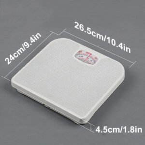 Dual Scale Analog Bathroom Weight Scale2