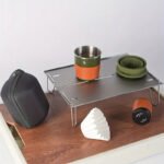 KT THERMOS Portable Silicone Coffee Maker Set Hand Brewed Travel Kit with Cup