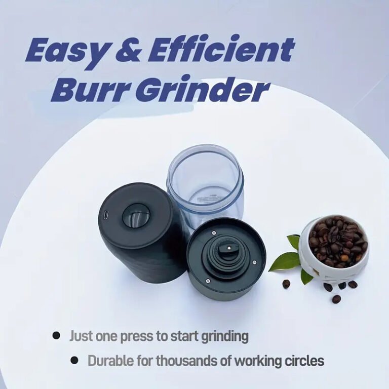 Portable Electric Burr Coffee Grinder