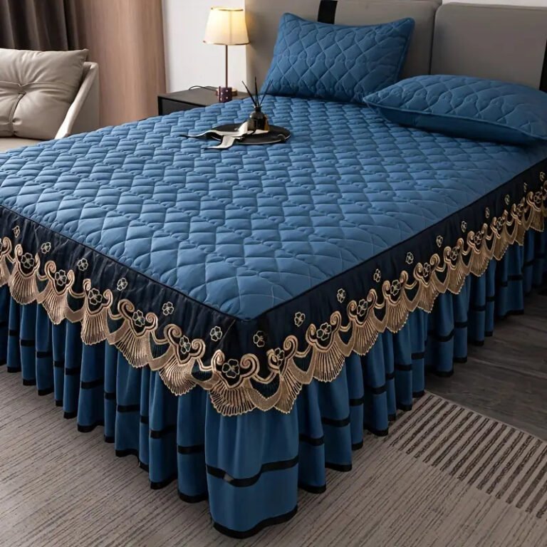 Three Items Featuring Solid Color Heart-Shaped Quilted Layers