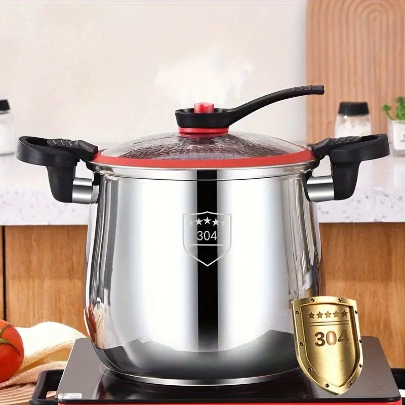 Cooking Pot with Black Red Design1