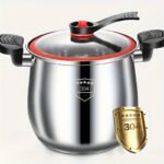 Cooking Pot with Black & Red Design