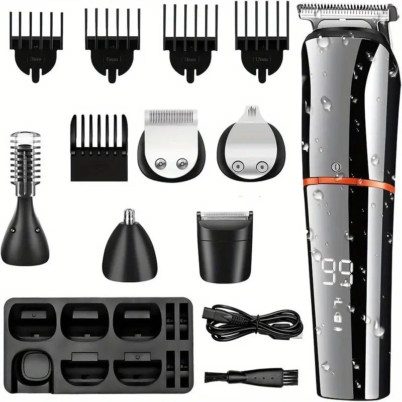 Cordless Electric Razor Kit for Men