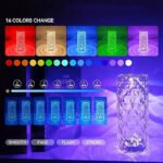 Crystal Diamond Rose Touch Control