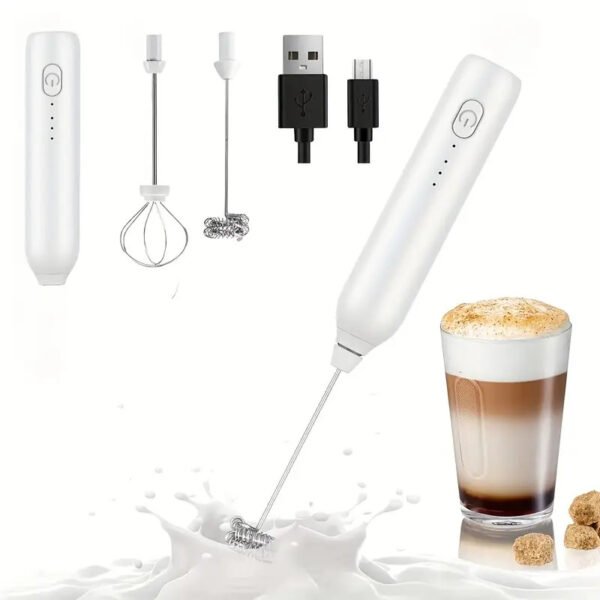 Electric Milk Frother with Stand Up Design
