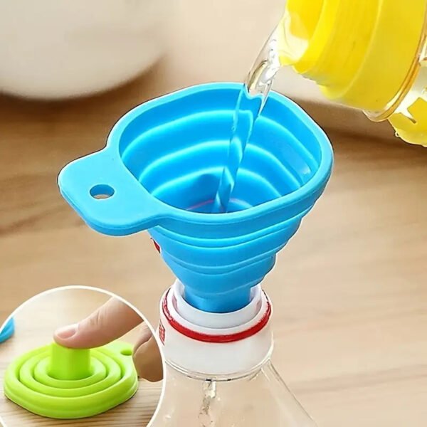 Flexible Collapsible Funnel Set