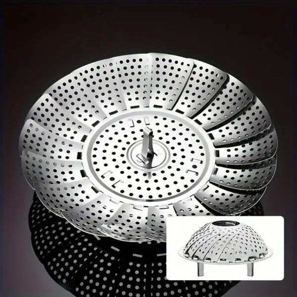 Foldable Steel Steamer Basket