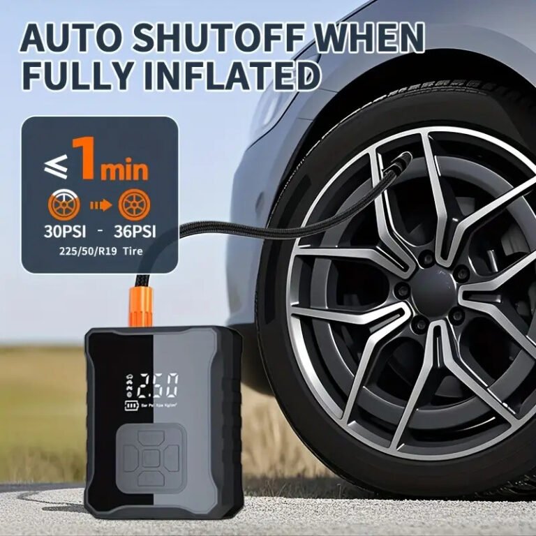 Portable Air Pump with Digital Display