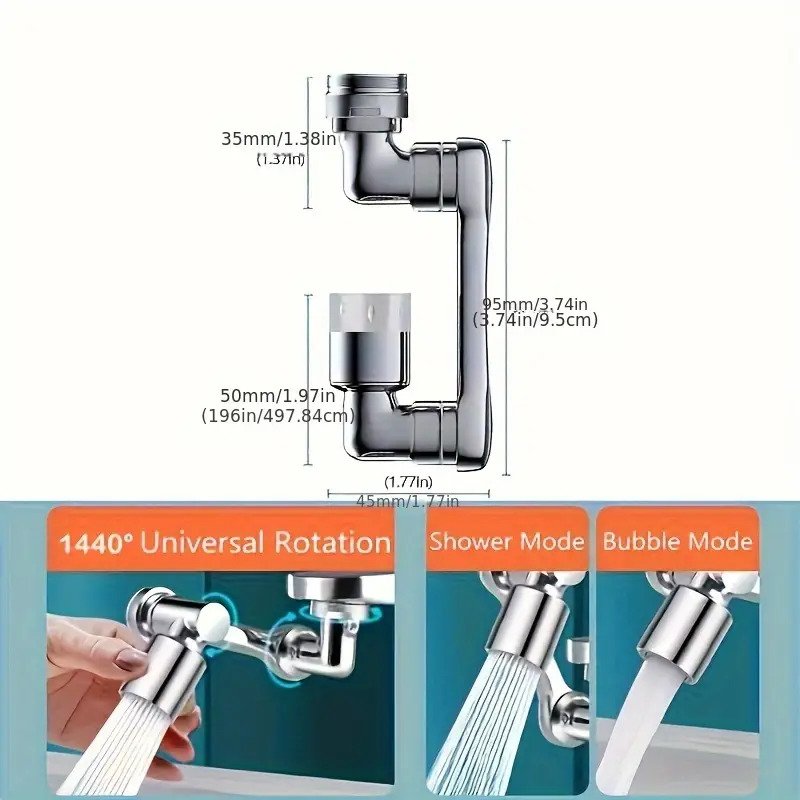 Rotating bathroom faucet nozzle3