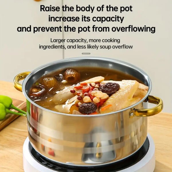 Stainless Steel Cookware with Lids