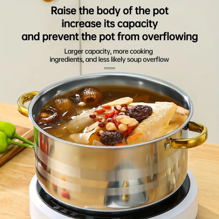 Stainless Steel Cookware with Lids