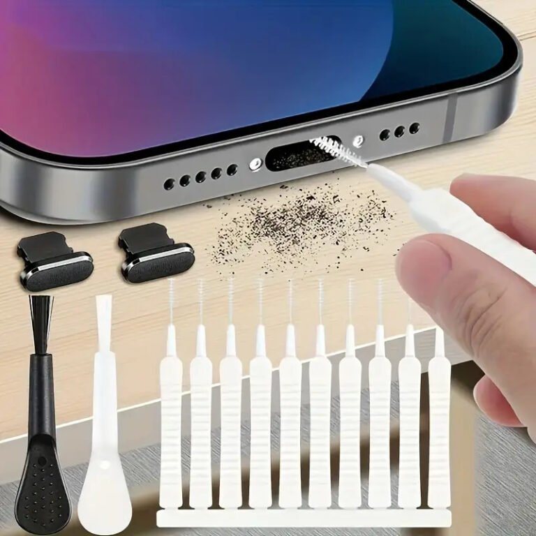 10Piece Dust Plug and Enhanced Cleaning Brush Kit