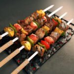 12pcs Steel BBQ Skewers