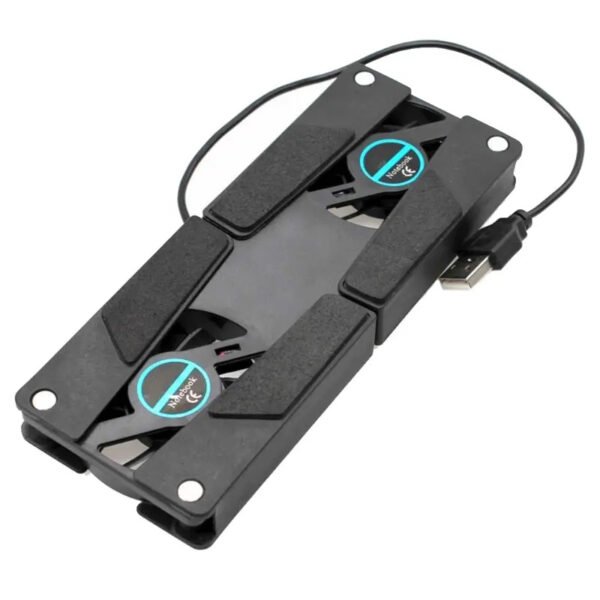 1pc Dual Fan Laptop Stand