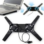 1pc Dual Fan Laptop Stand