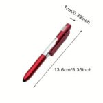 1pc Foldable Ballpoint Pen Stylus