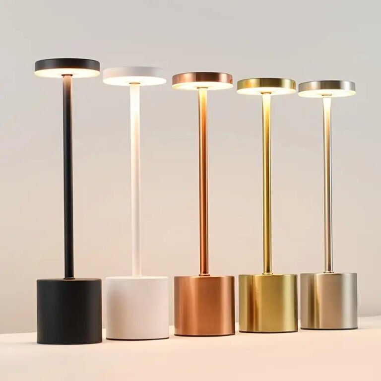 1pc Modern Metal Touch Table Lamp