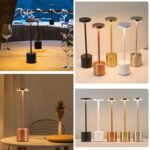 1pc Modern Metal Touch Table Lamp