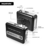 1pc Portable Auto Reverse Cassette Tape Player