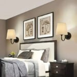 2 modern wall lamps