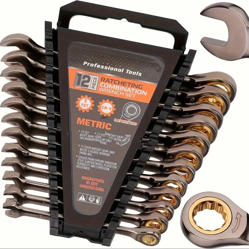 Black Nickel Alloy Ratchet Wrench