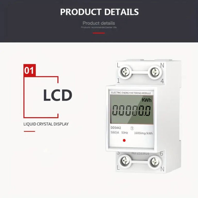220V Mounted Electric Energy Meter