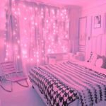 300 LED Pink Fairy Curtain Lights
