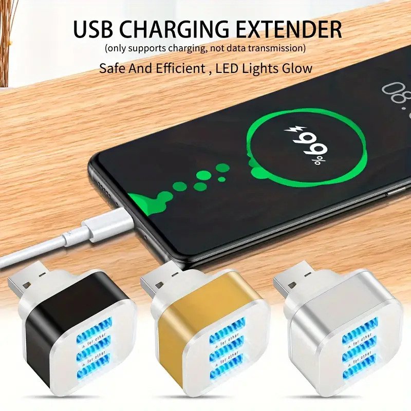 3Port USB Hub Splitter Adapter