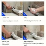 4pcs White Plastic Sealant Tape