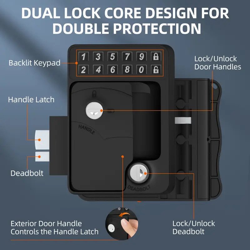 Electronic Keyless Entry Door Lock