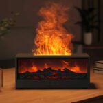 A Colorful Flame Diffuser for Essential Oils Humidifier