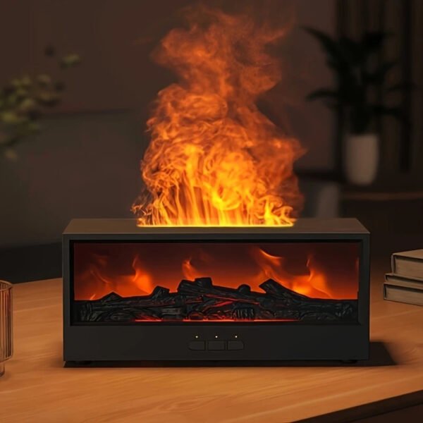 A Colorful Flame Diffuser for Essential Oils Humidifier