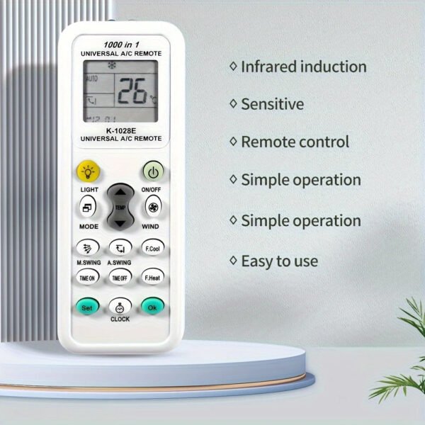AC Remote Control Air Conditioner LCD Backlight