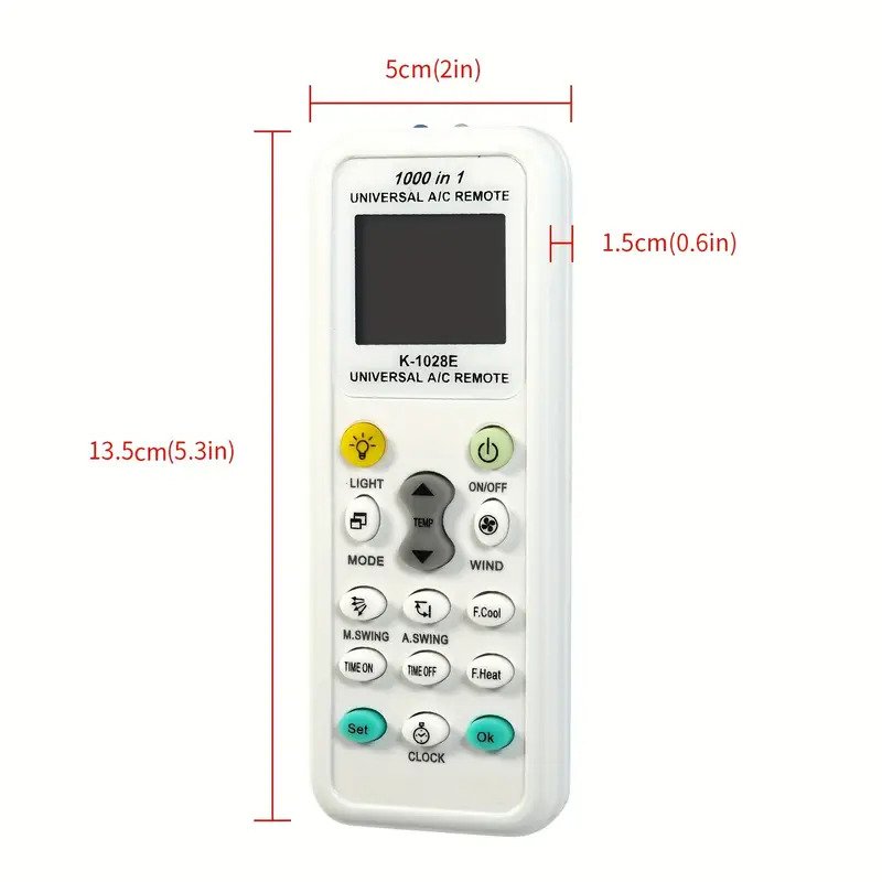AC Remote Control Air Conditioner LCD Backlight2