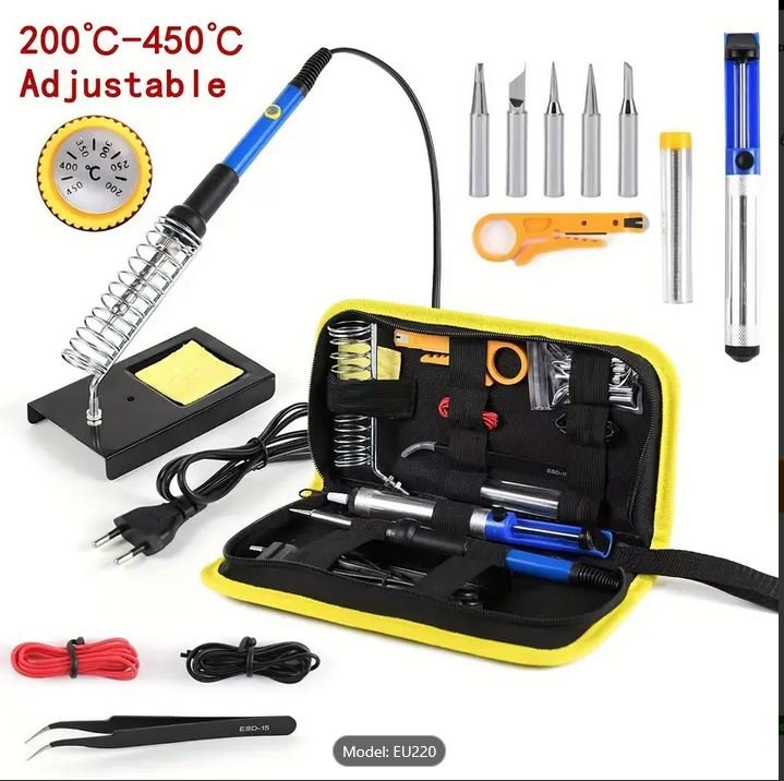 Adjustable Temperature Soldering Iron Kit