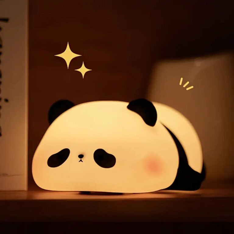 Adorable Panda Silicone Night Light