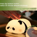 Adorable Panda Silicone Night Light