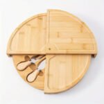 Bamboo Drawer Cheese Knife Set