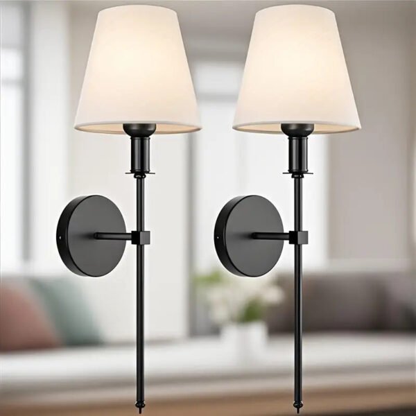Black Antique Style Wall Lamp