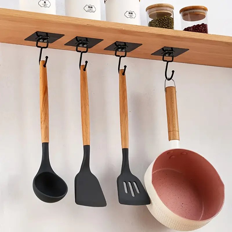 6pcs Strong Adhesive Wall Hooks