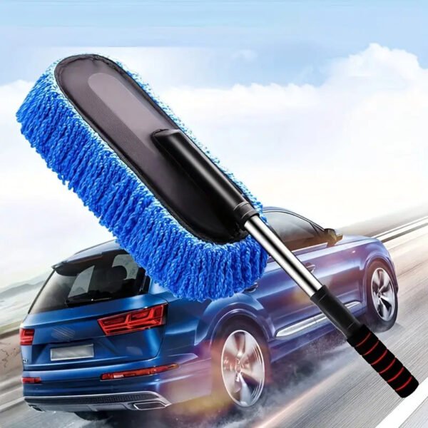 Car Duster with Fiber Bristles