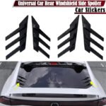 Car Modification Rear Window Side Spoiler