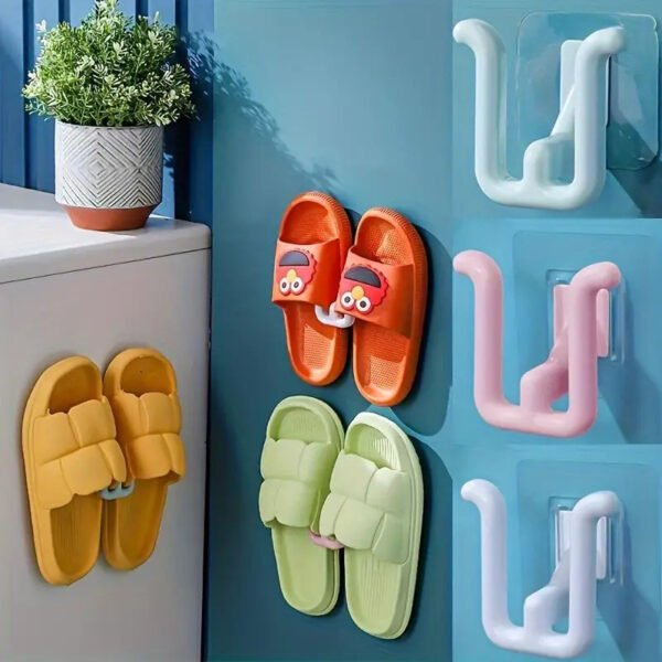 Colorful Self Adhesive Slipper Racks