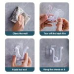 Colorful Self Adhesive Slipper Racks
