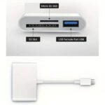 Compact USB C to SD Card Reader