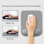 Computer office wrist guard mouse pad