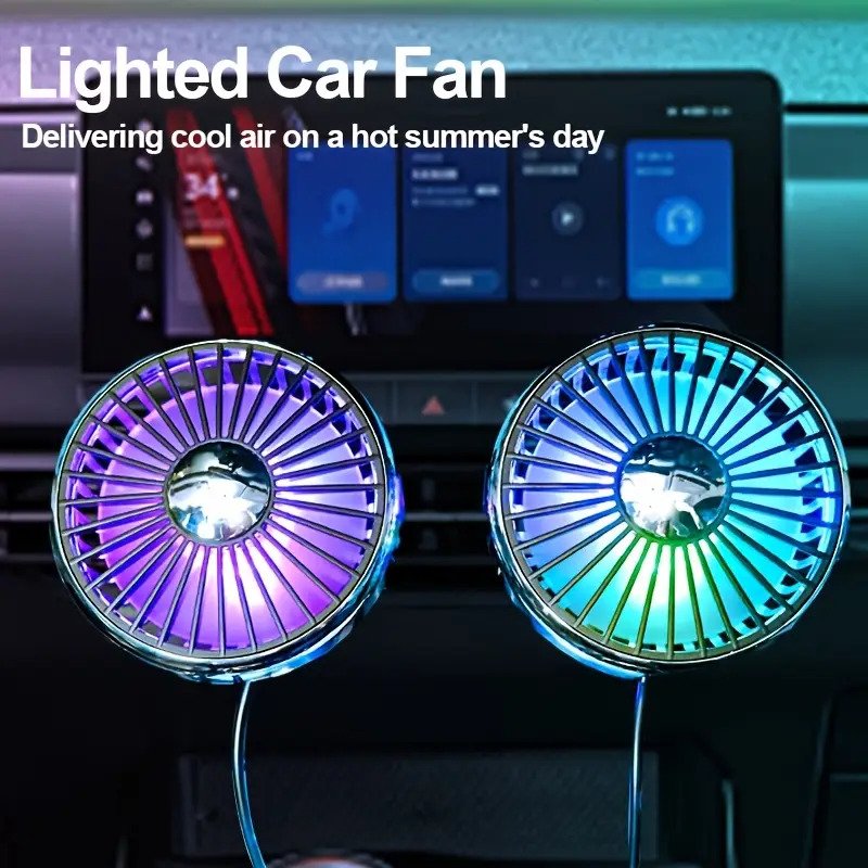 Cool Wind Fan with Flashing Lights