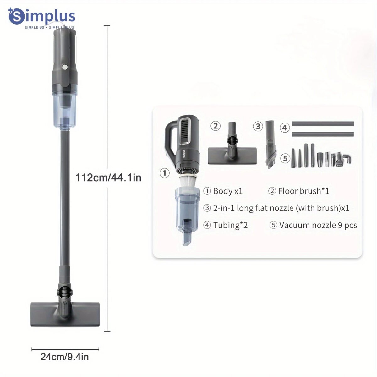 Corded Vacuum Cleaner with Long Hose1
