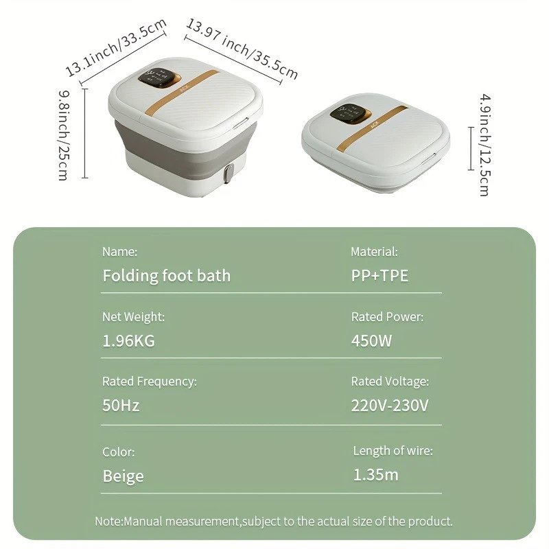 Electric Foot Spa Bath with Massage 1